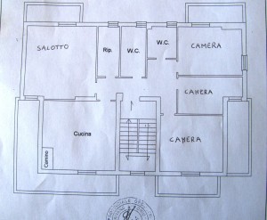 piantina tipo 1-2-3-4  piano